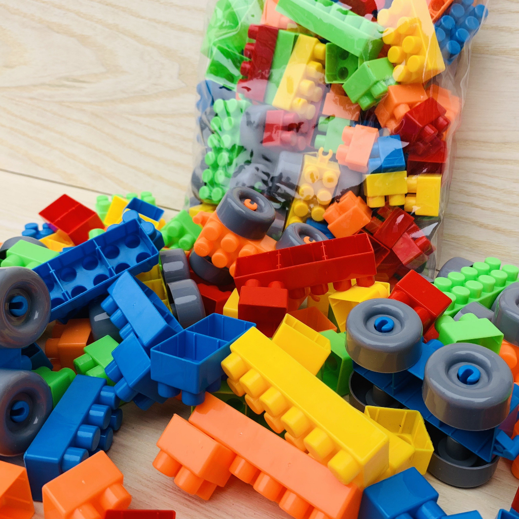 Hộp Xếp Hình 90 Chi Tiết Cho Bé Sáng Tạo Và Nhiều Màu Sắc