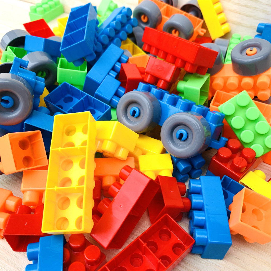 Hộp Xếp Hình 90 Chi Tiết Cho Bé Sáng Tạo Và Nhiều Màu Sắc