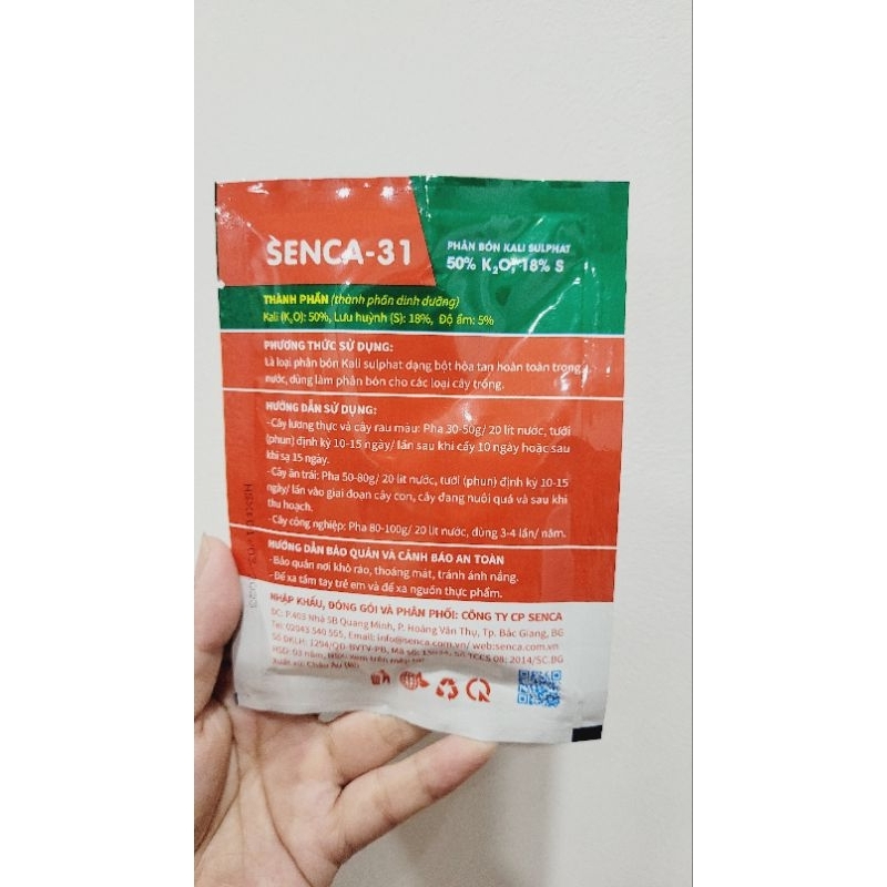 Phân bón Senca 31