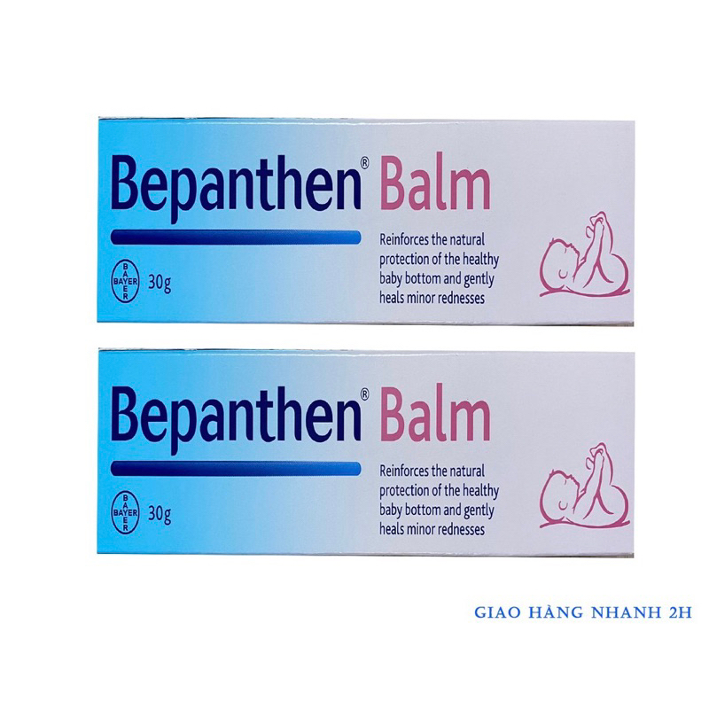 Kem Hăm Bepanthen Balm - Bảo Vệ Da, Ngừa Hăm Tã, Dưỡng Ẩm ( Tub 30g )