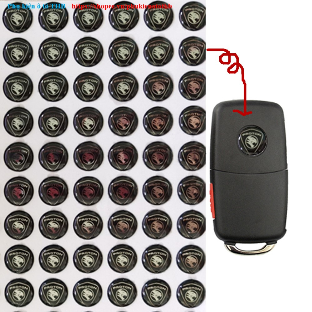 Logo dán xe ô tô, tem dán chìa khóa xe, trang trí các vị trí trên ô tô các hãng xe Toyota, Ford, Kia, Hyundai, Mazda, Mi