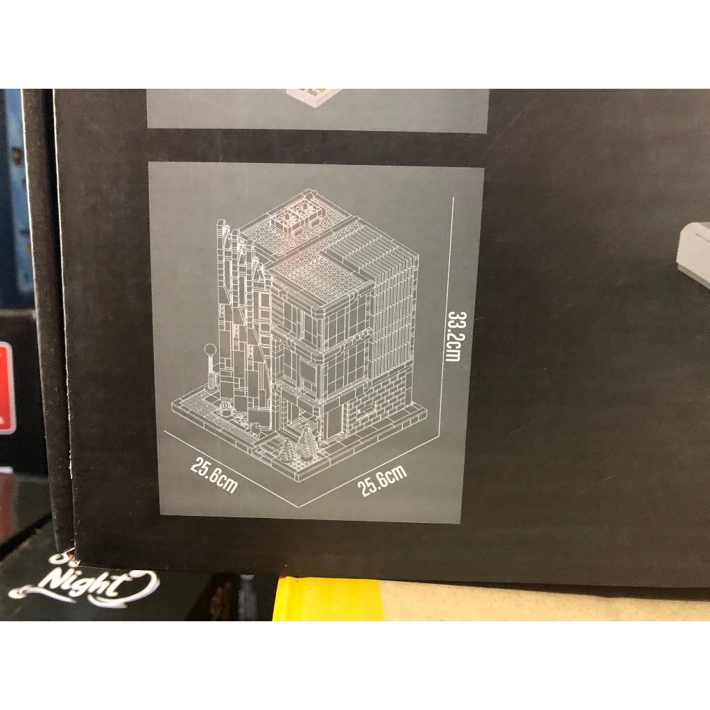 Xếp Hình Văn Phòng Kiến Trúc Hiện Đại Có Đèn PP 7702 3526 Mảnh