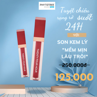 Son kem lỳ phytotree 24h velvet tint