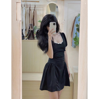 Đầm nữ hở lưng tôn dáng cổ tròn - D229
