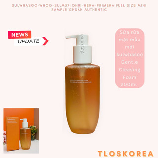 Sữa Rửa Mặt Tạo Bọt Dưỡng Ẩm Làm Sạch Sâu Sulwhasoo Gentle Cleansing Foam 200ml