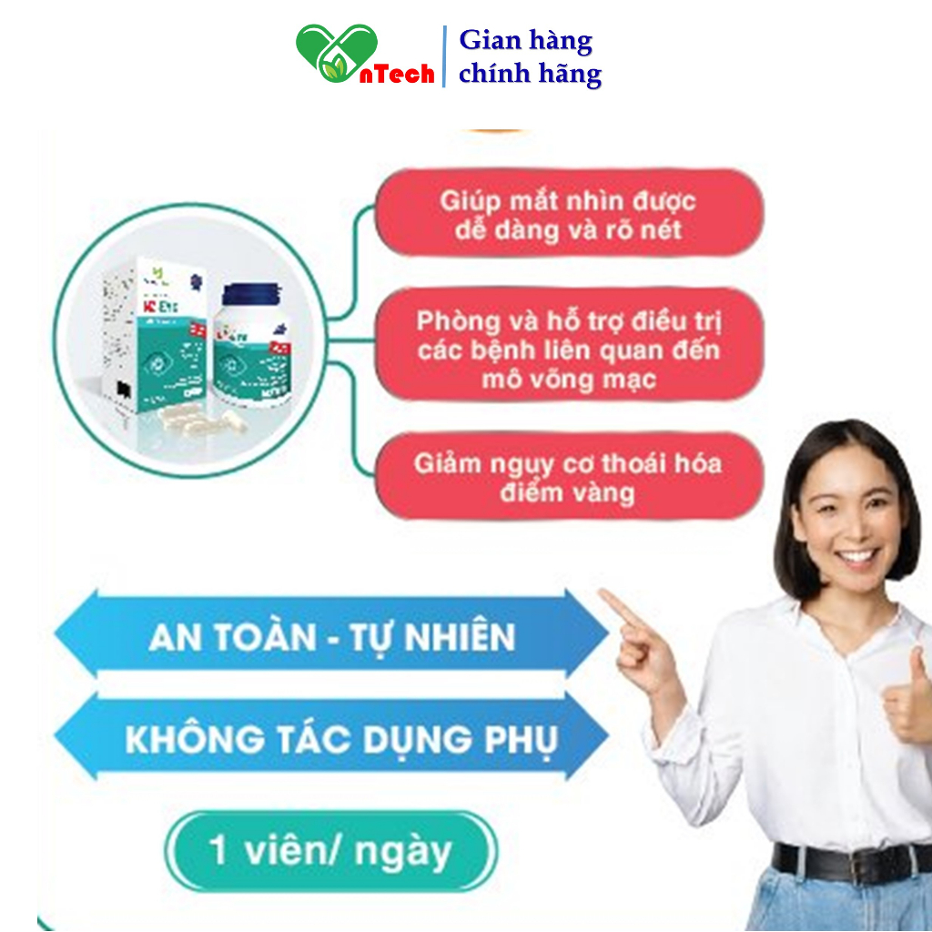 Viên uống bổ mắt AFLOFARM MAXILUTEN tăng cường thị lực cải thiện tình trạng mỏi mắt mờ khô mắt hộp 30 viên