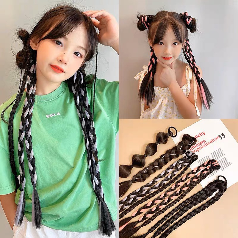 Tóc Giả Tết 3 Mix Light Phong Cách Hàn Quốc Dành Cho Bé Gái  MyBaby