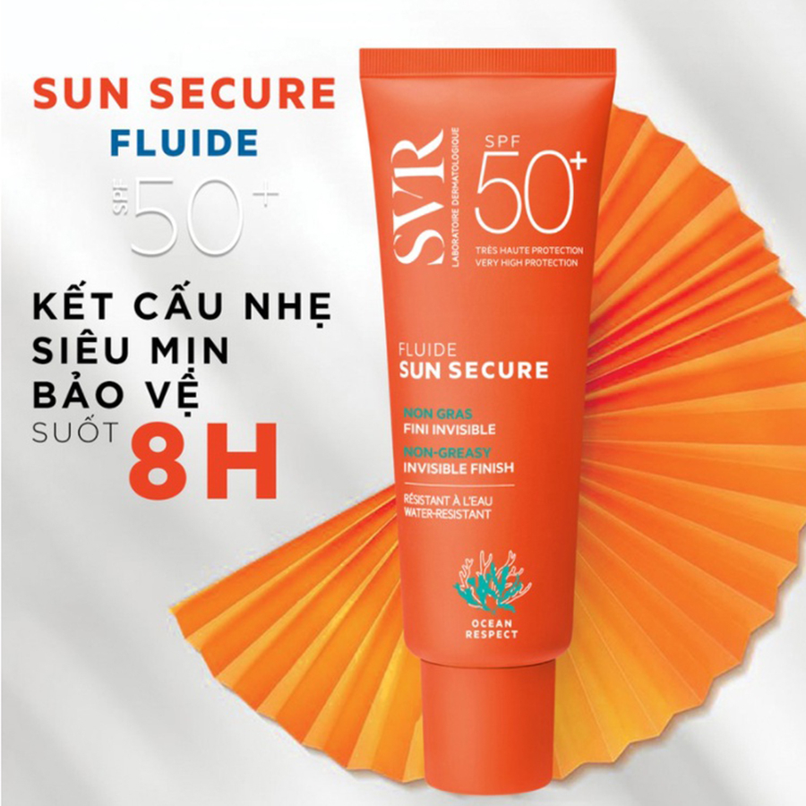 Kem Chống Nắng SVR Toàn Diện, Không Nhờn Rít Sun Secure Fluide SPF50++ 50ml