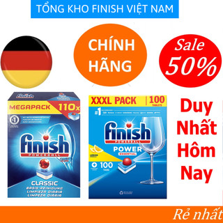 Viên rửa bát Finish Classic 110 viên, 100 viên Finish Essential mẫu mới, 60, 100 viên finish quantum ultimate cao cấp