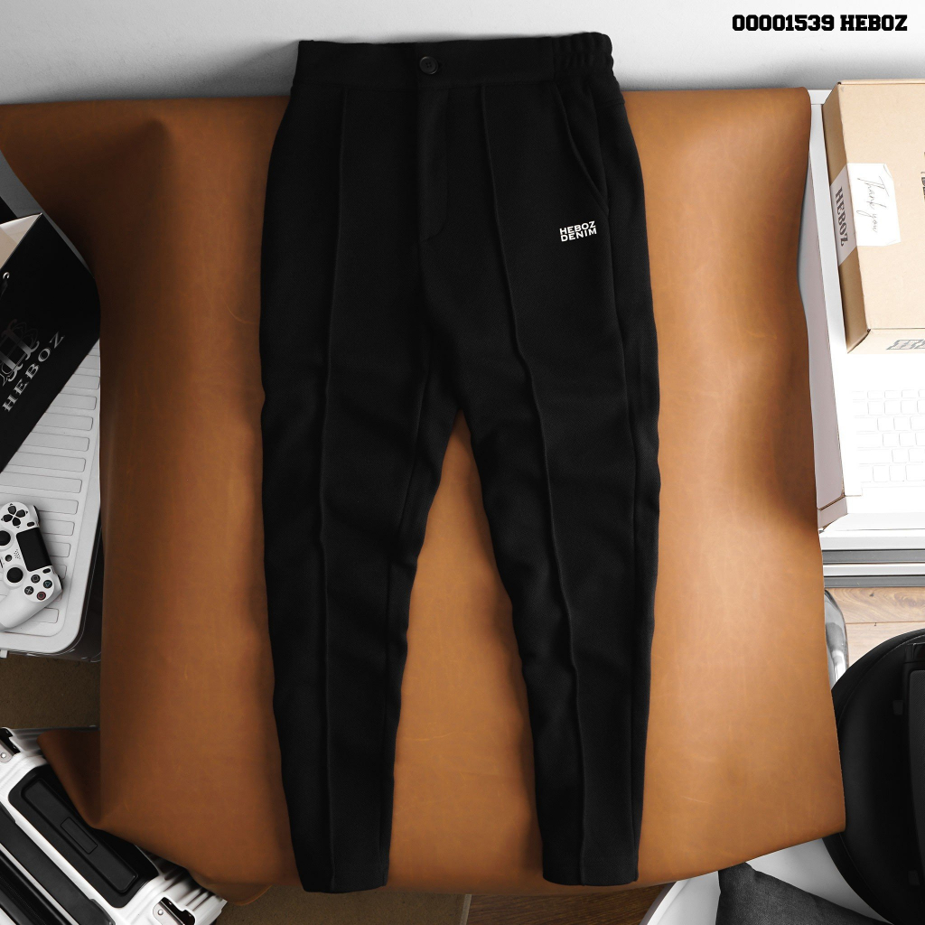 Quần dài thun regular Heboz 3M, chất pique dày dặn, thoáng mát co giãn 4 chiều- 00001539