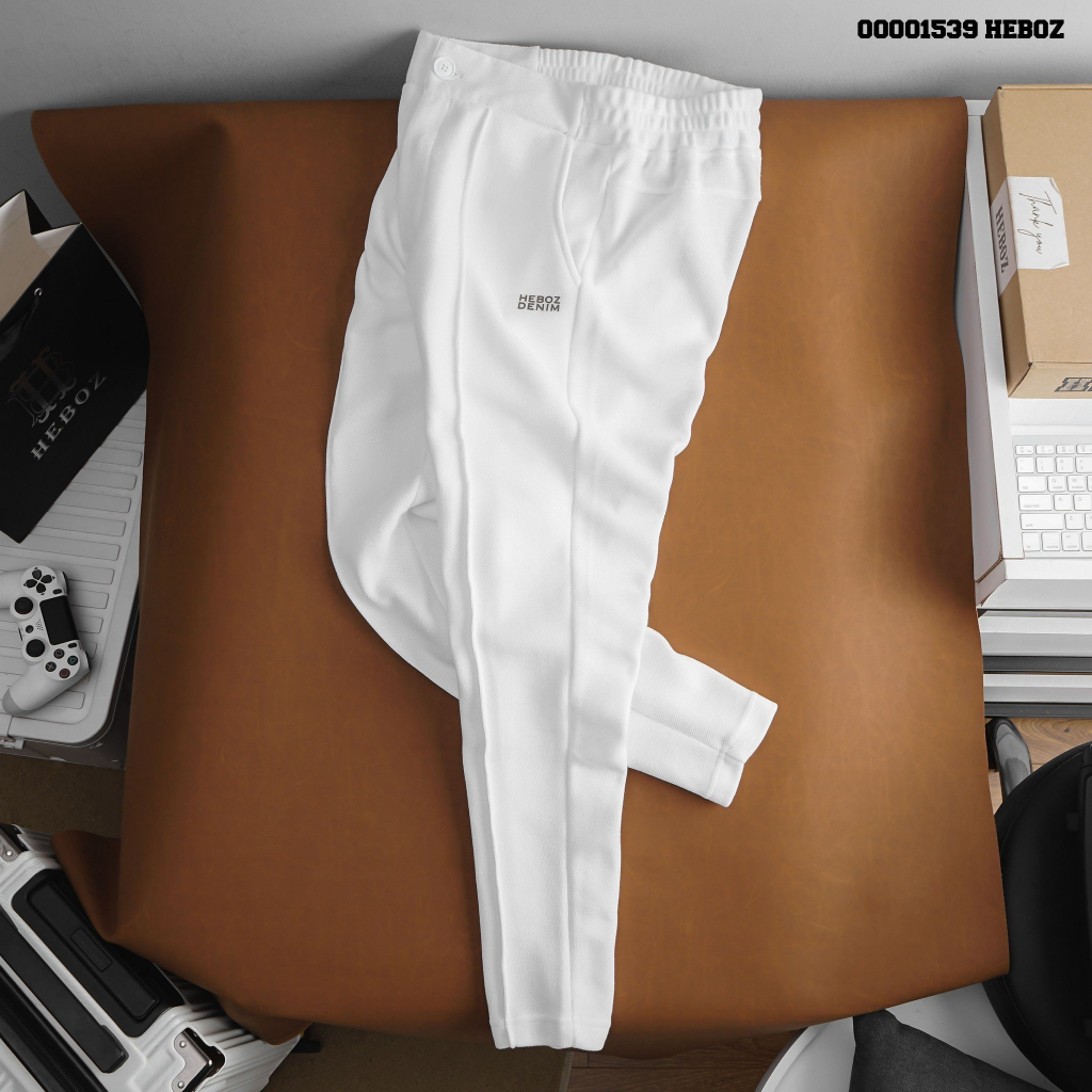 Quần dài thun regular Heboz 3M, chất pique dày dặn, thoáng mát co giãn 4 chiều- 00001539