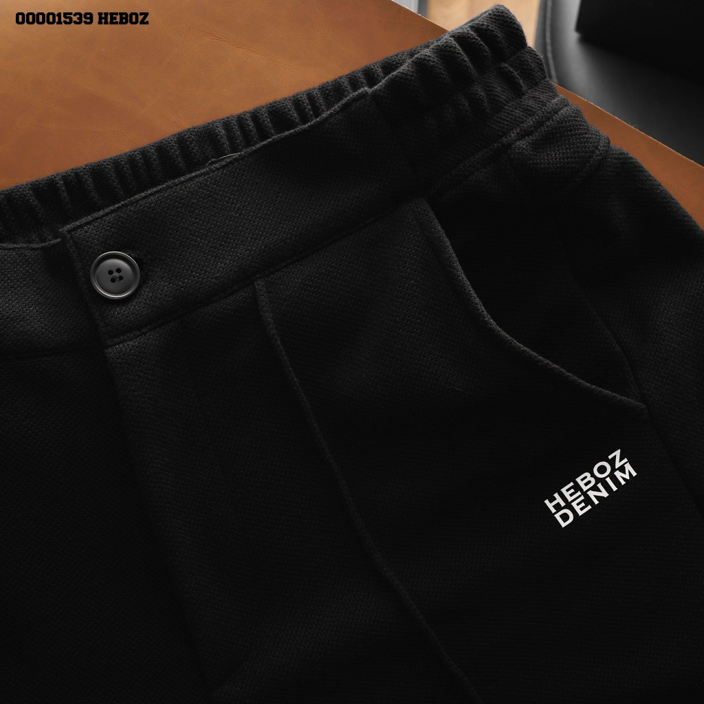 Quần dài thun regular Heboz 3M, chất pique dày dặn, thoáng mát co giãn 4 chiều- 00001539