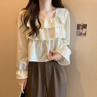 Áo kiểu nữ xếp ly nhiều màu Mylady
