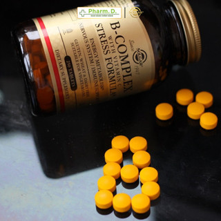[CHÍNH HÃNG] Viên Uống Solgar B-Complex With Vitamin C Stress Formula (Hộp 100 Viên) Giảm Stress & Căng Thẳng Thần Kinh
