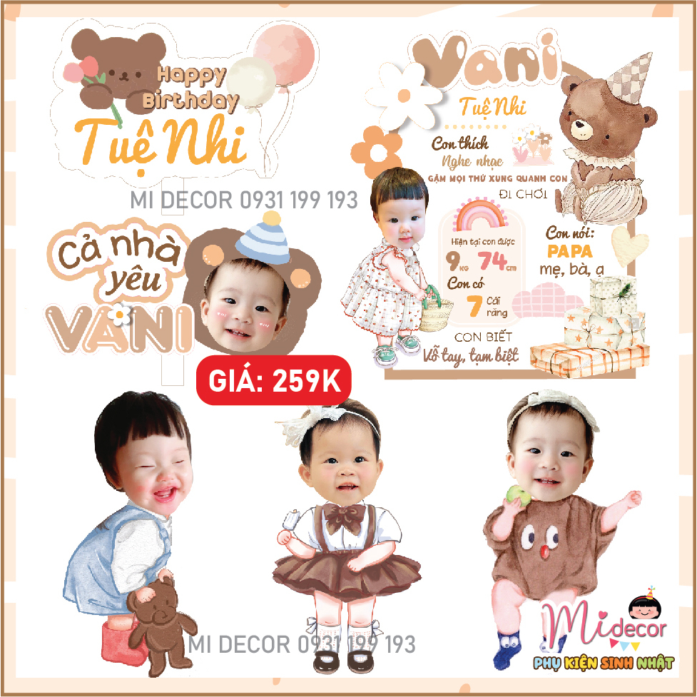 Chibi bé gái nhiều chủ đề combo tiết kiệm chất lượng cao