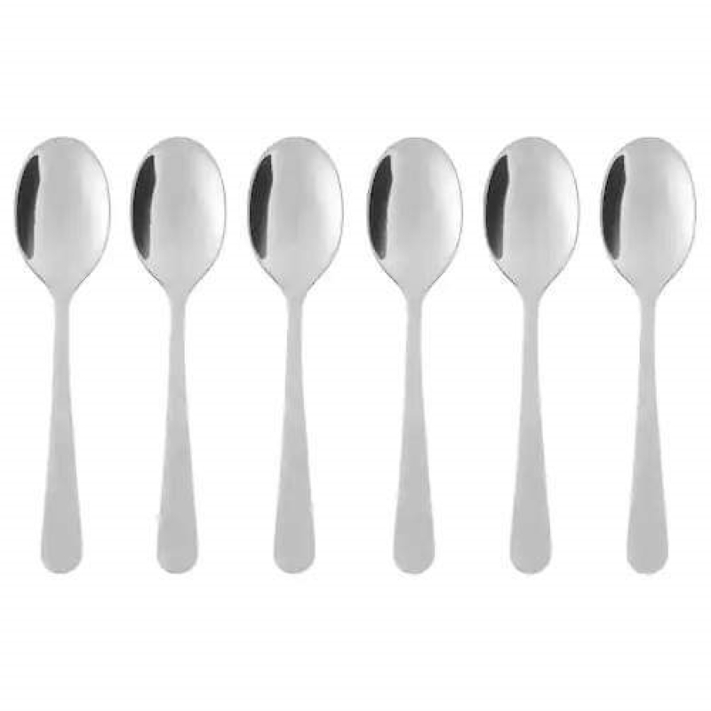 Set 6 Muổng Cà Phê Không Gỉ Dày Dặn Chắc Tay 11cm Trangnauth F132 - Thìa Cafe Dòng Hàng Cao Cấp Đẹp