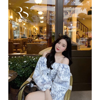 ROSIE Saphire Set Set tafta kèm khăn