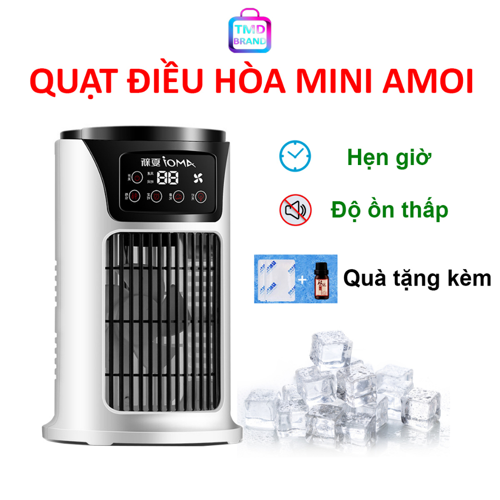quạt phun sương mini để bàn - Làm mát nhanh chóng, công suất cao 18W, 6 cấp độ gió, chứa 300ml