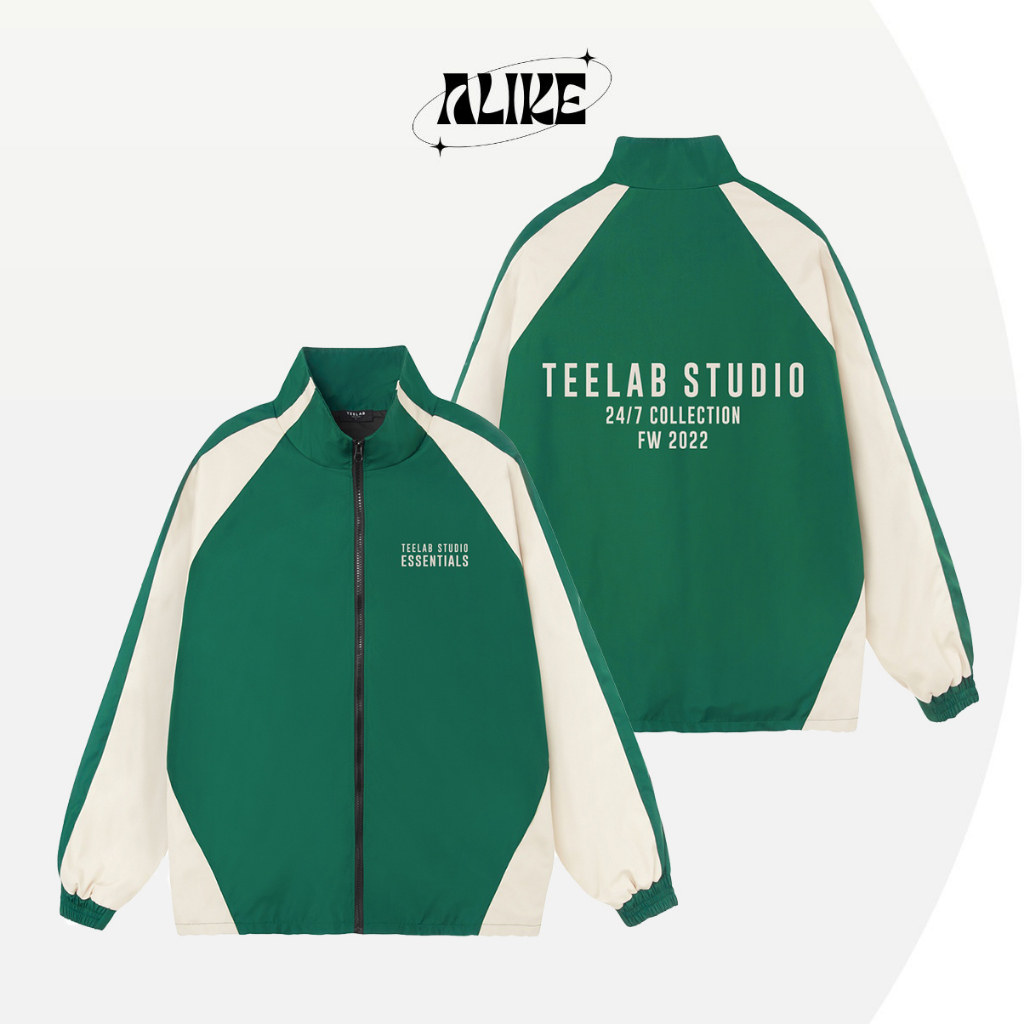Áo khoác gió TEELAB STUDIO nam nữ chính hãng áo khoác dù jacket 2 lớp cao cấp unisex form rộng alike