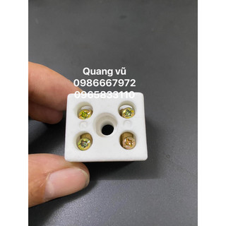 cầu đấu điện sứ 32x28x20 chịu tải 30A  công suất lớn ,nhiệt độ cao hàng chất lượng