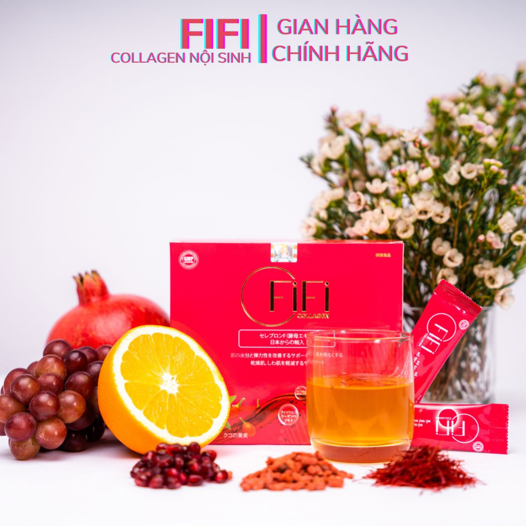 01 Hộp | FiFi Collagen | COLLAGEN NỘI SINH | Chống Lão Hóa Và Cân Bằng Nội Tiết