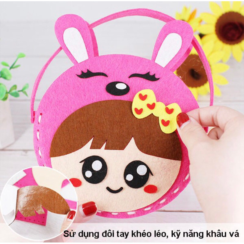 Túi xách tự trang trí handmade cho các bé thích thủ công từ 2t