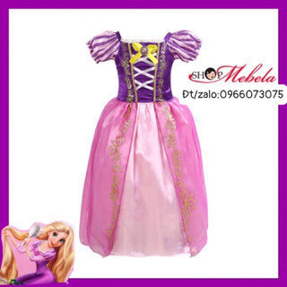 V458 - VÁY CÔNG CHÚA TÓC MÂY Rapunzel CHO BÉ GÁI 13-27kg