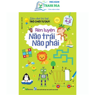 Sách - Rèn Luyện Não Trái Não Phải - Dành cho trẻ 4-5 tuổi