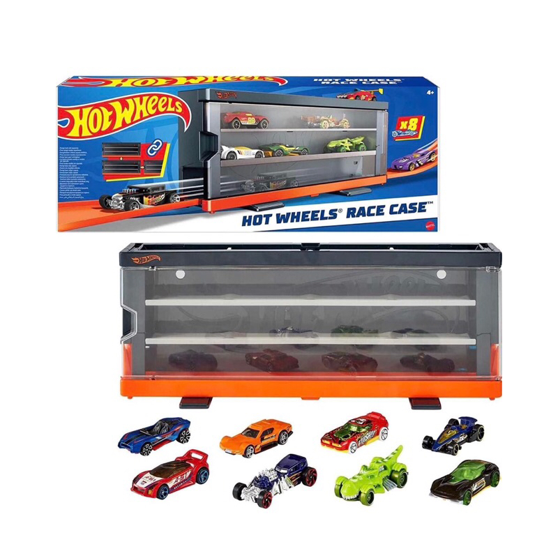 Set xe #Hot #Wheels #Interactive #Display #Case