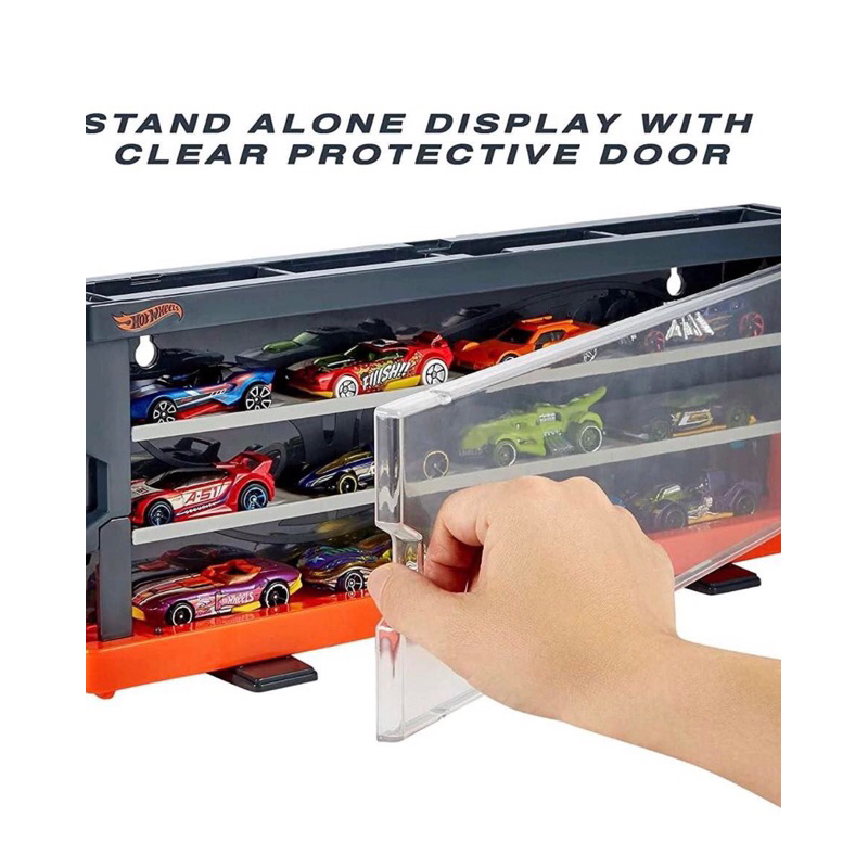 Set xe #Hot #Wheels #Interactive #Display #Case
