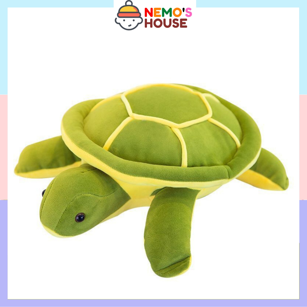 Gấu bông Teddy con rùa xanh dễ thương, gấu bông cute, thú nhồi bông giá rẻ đáng yêu cho bé