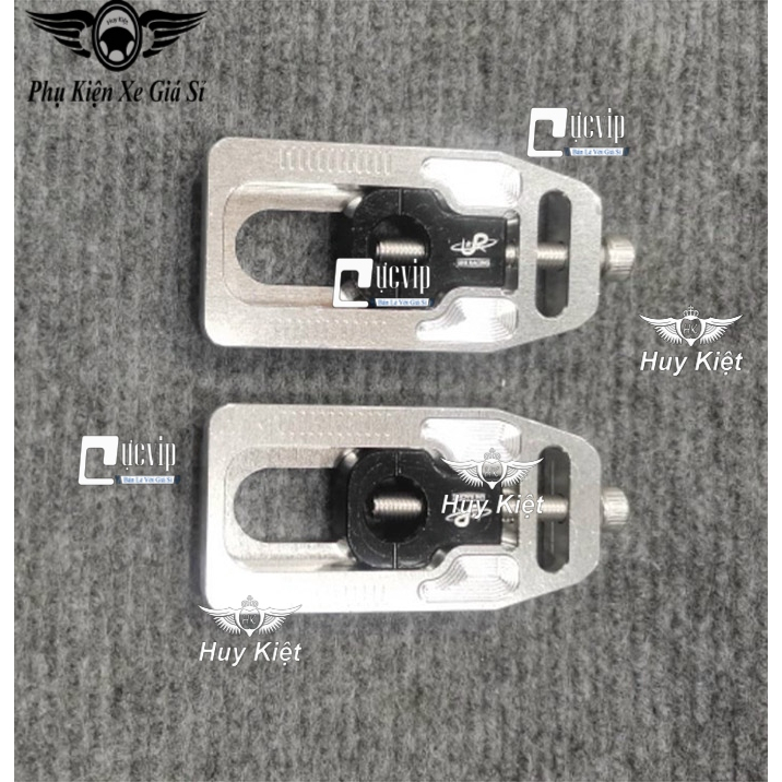 [Sale Khủng] Cặp Pát Tăng Sên, Kéo Gấp Nhôm CNC Gắn Xe Wave, Dream Hàng Cao Cấp 5577