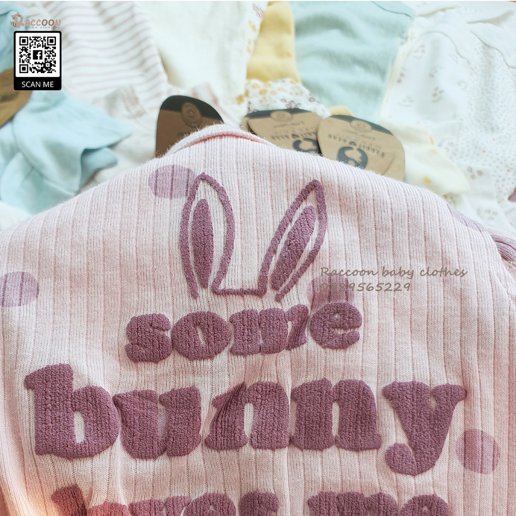 Bộ đồ liền thân tay ngắn Cotton Organic body chip bodysuit bé trai bé gái