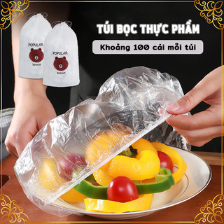 Túi bọc thực phẩm màng bọc thực phẩm set 100 tiện lợi, màng bọc thực phẩm, dể dùng rin màng bọc