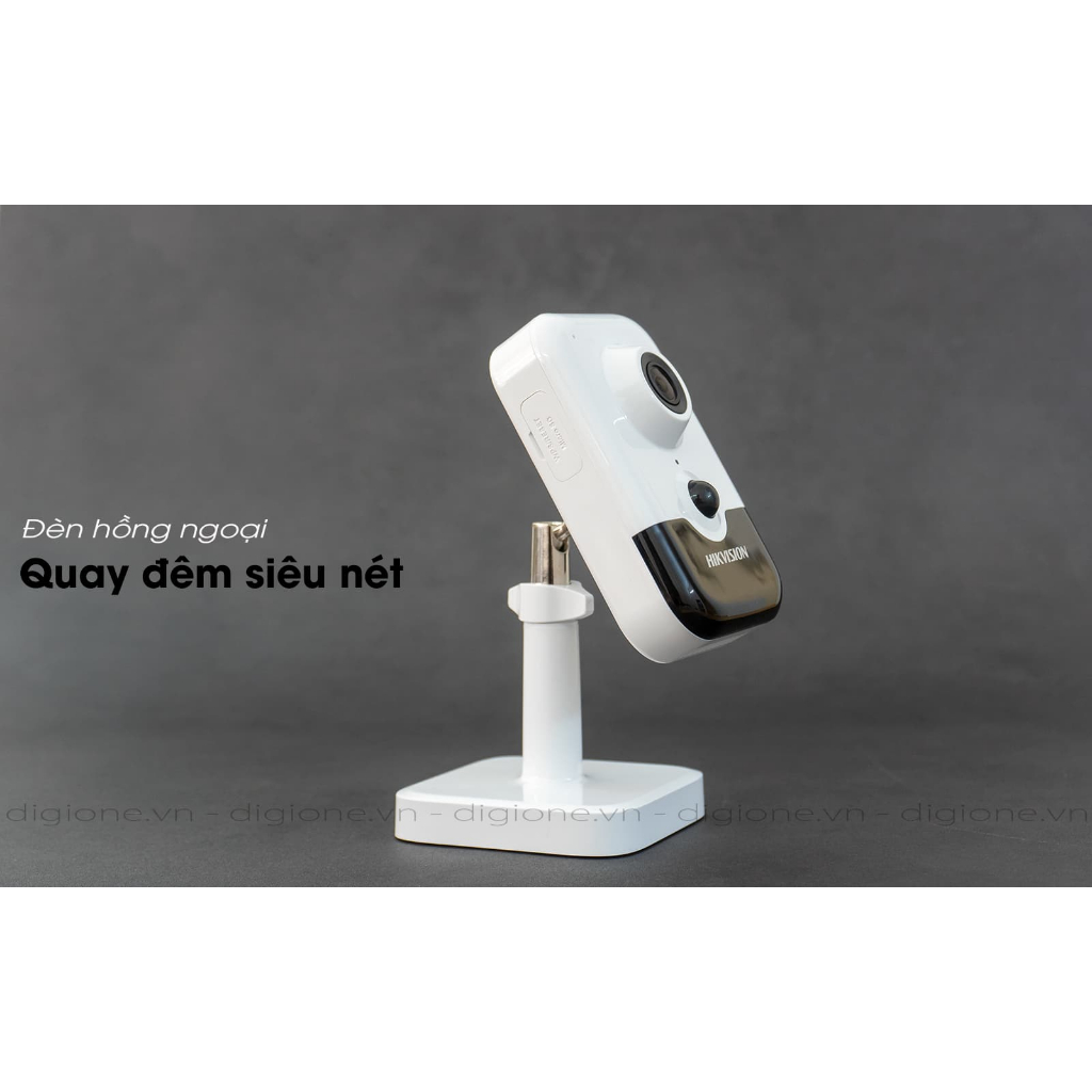 Camera Wifi Hikvison Cube DS-2CD2421G0-IW H265+ Đàm Thoại 2 Chiều - HKT STORE