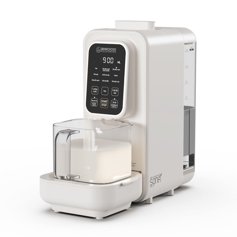 Máy Làm Sữa Hạt Tự Động 2Good sona i8 1,2 Lít- Tự Động Nấu, Tự Động Vệ Sinh, Khử Sạch Vi Khuẩn Và Mùi- BH 12T- TALAHA