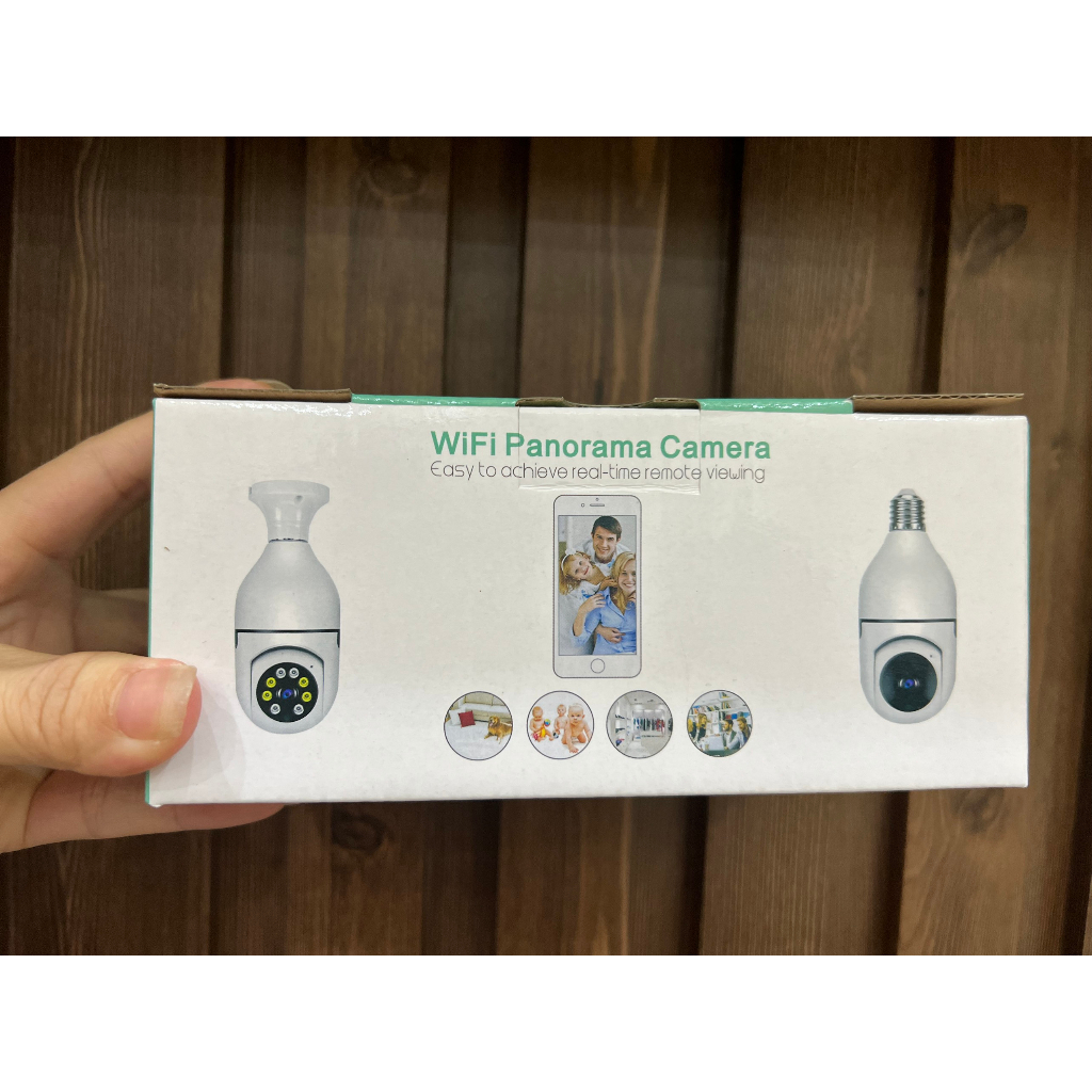 Camera Yoosee PTZ bóng đèn xoay 360 độ - 5.0Mpx FHD1080p hình ảnh chất lượng rõ nét - Ban đêm có màu - báo động