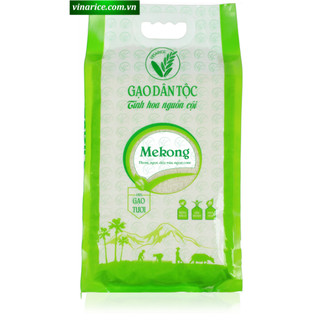 Gạo Đặc Sản Mekong - túi 5kg - Dẻo ráo mềm thơm ngọt trắng cơm