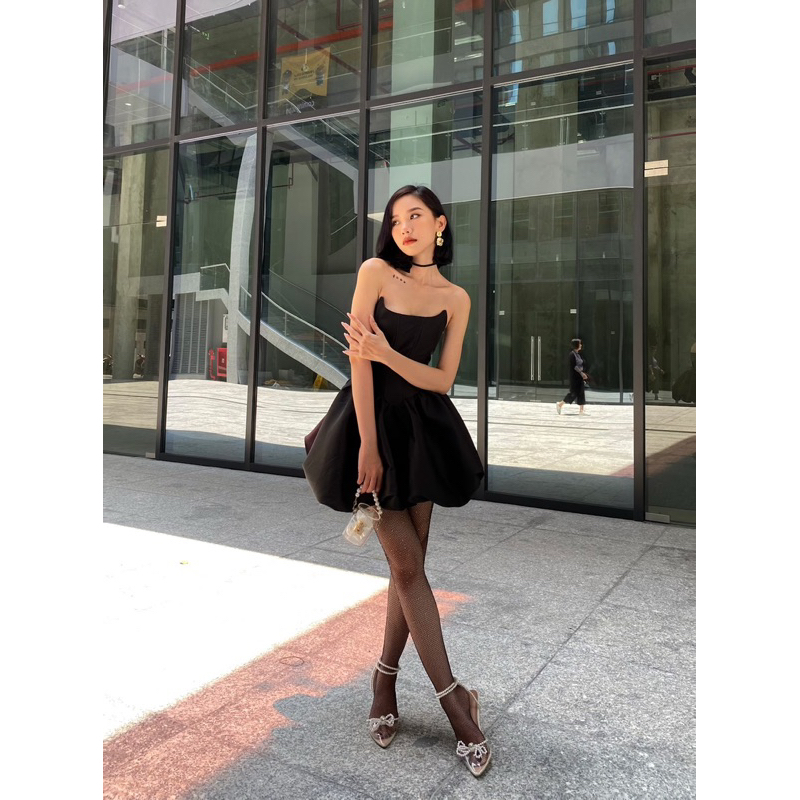 - Đầm ôm corset cúp ngực tùng bí Maiden Corset Dress