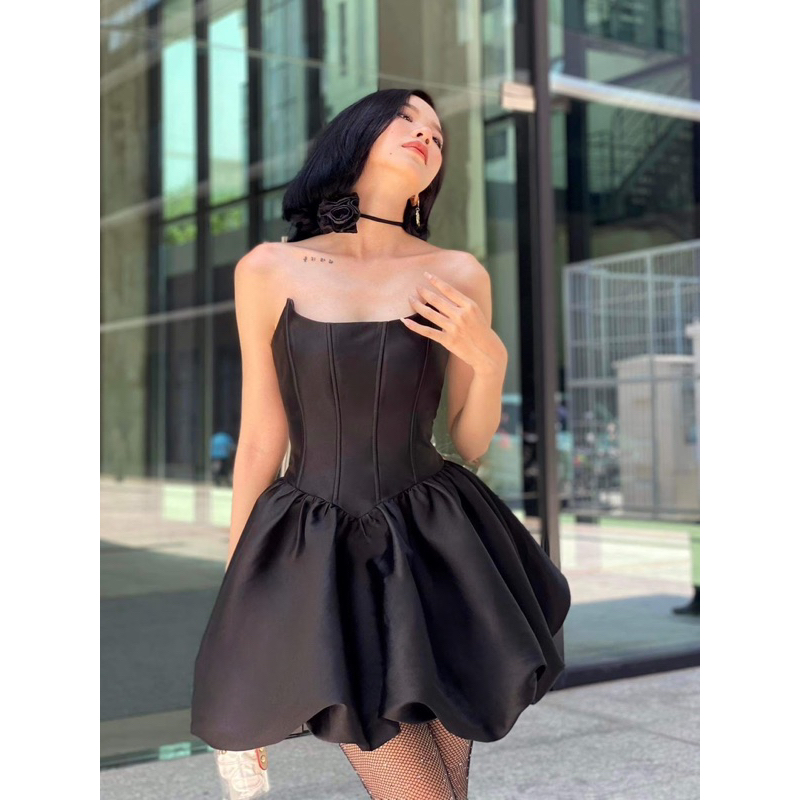- Đầm ôm corset cúp ngực tùng bí Maiden Corset Dress