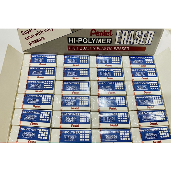 Gôm Pentel H.05, Cục tẩy bút chì trắng mini chính hãng