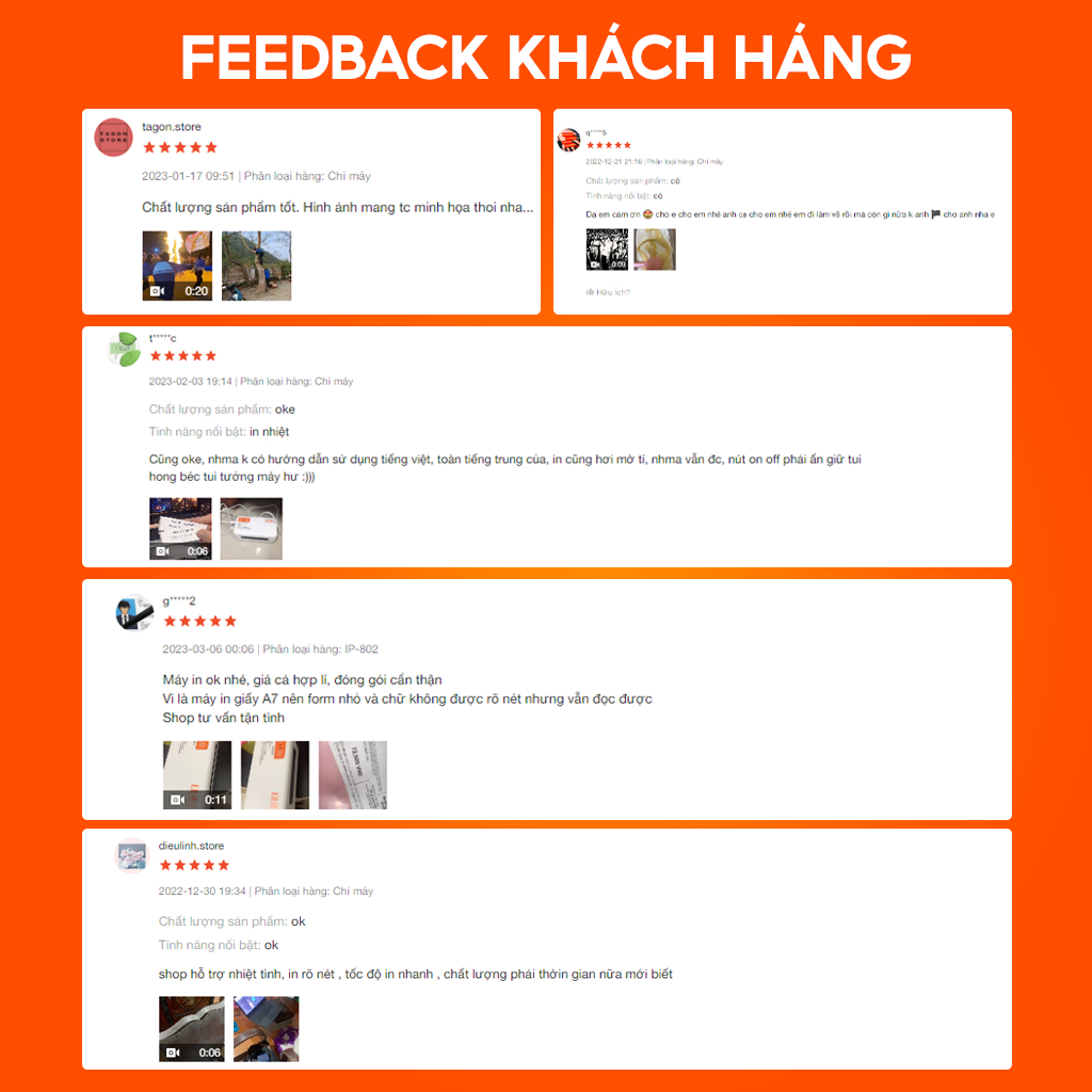 Máy in nhiệt mini PIKDIK 802 in đơn hàng, in tem, mã vận đơn, mã vạch, phiếu gửi hàng | BigBuy360 - bigbuy360.vn