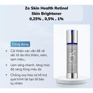 Set Tách Lẻ Kem Dưỡng Trắng Da Chống Lão Hóa, Ngừa Nám Tàn Nhang Retinol Zo