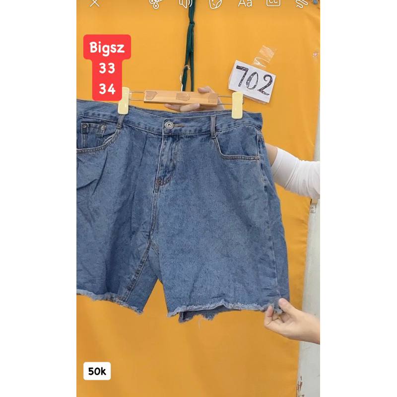 quần short jean size lớn mát êm.s702