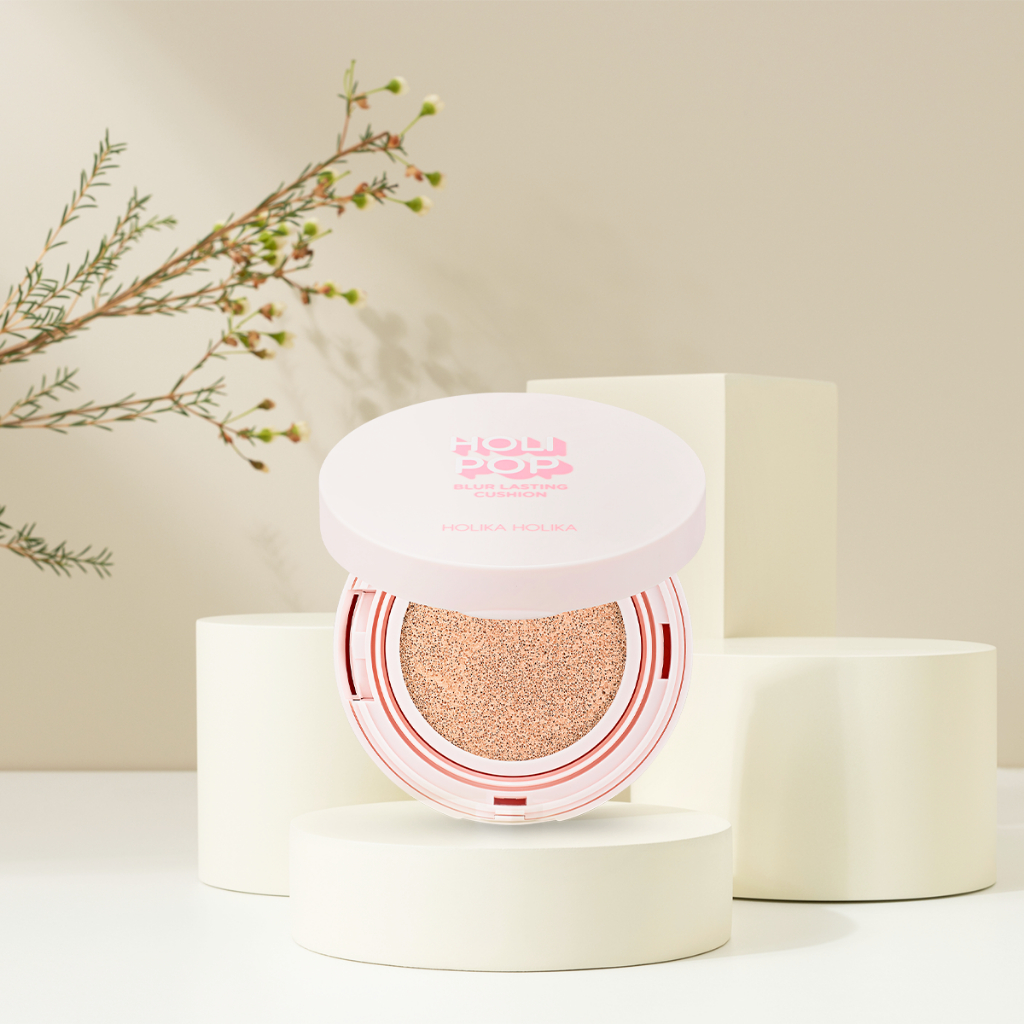 Phấn nước Holika Holika Holi Pop Blur Lasting Cushion SPF50+ PA+++