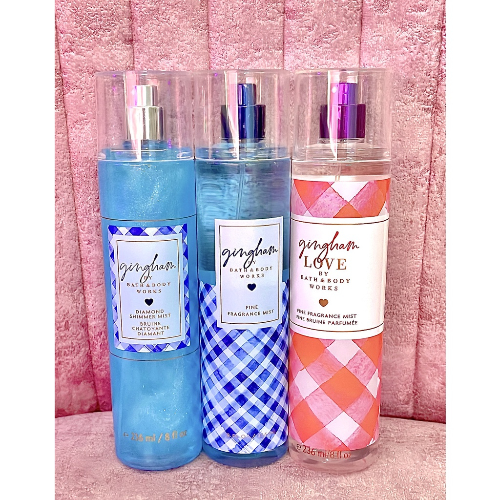GINGHAM Xịt thơm Bodymist GIÁ RẺ 3 Mùi Gingham LOVE - NHŨ - KO NHŨ