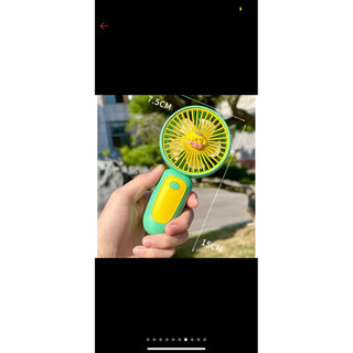 quạt mini cầm tay có đế để bàn