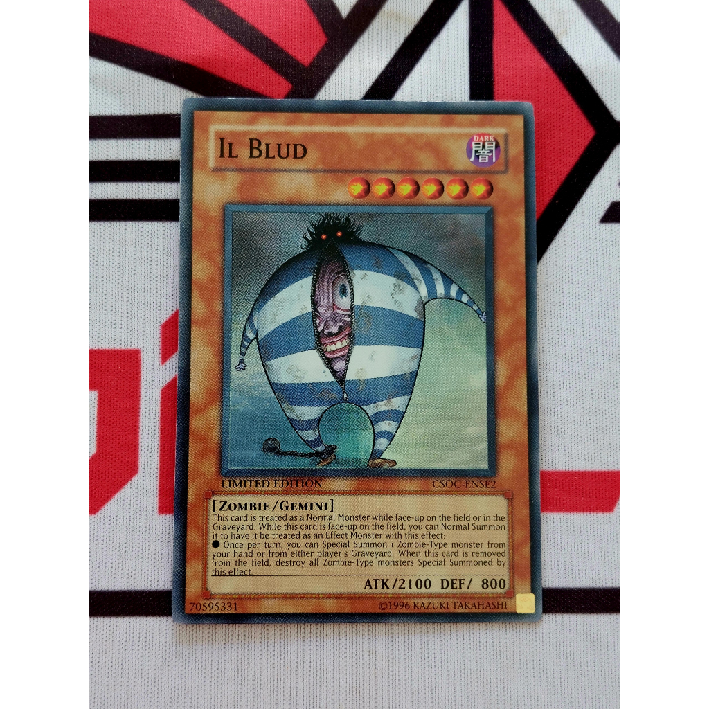 THẺ BÀI YUGIOH Mint90 Monster Il Blud - Super