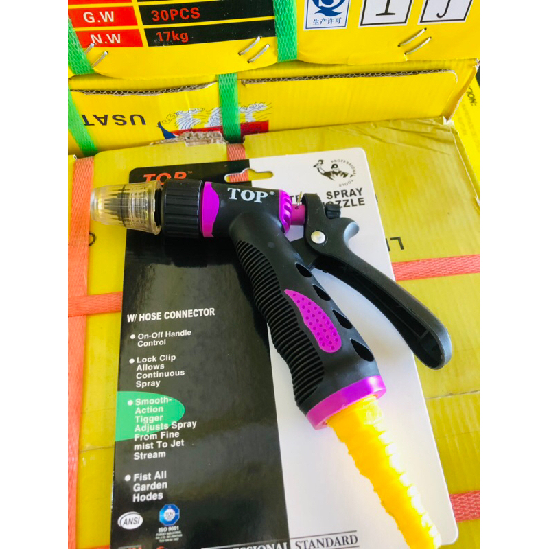 Vòi tưới cây đa năng Top-Vòi xịt tưới cây, vòi rửa xe 1 tia có tăng áp lực nước  hãng TOP