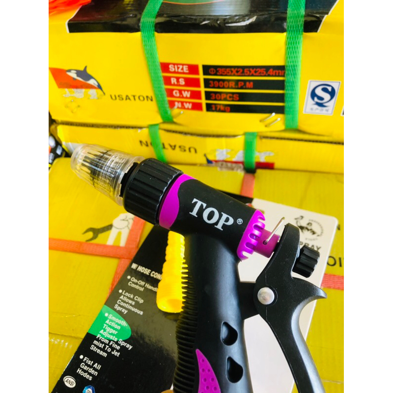 Vòi tưới cây đa năng Top-Vòi xịt tưới cây, vòi rửa xe 1 tia có tăng áp lực nước  hãng TOP